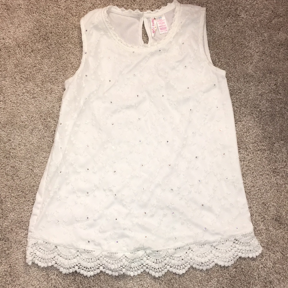 Girl’s Fancy White Blouse